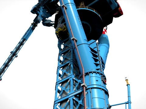 Sci-Fi Wind turbine 3 3D Model
