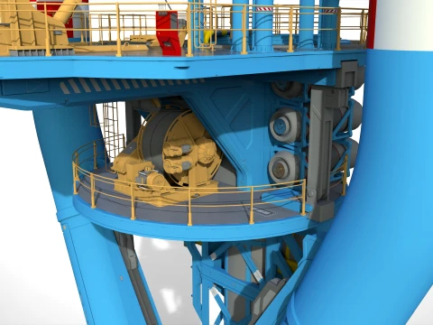Sci-Fi Wind turbine 3 3D Model