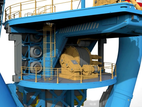 Sci-Fi Wind turbine 3 3D Model
