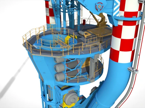 Sci-Fi Wind turbine 3 3D Model
