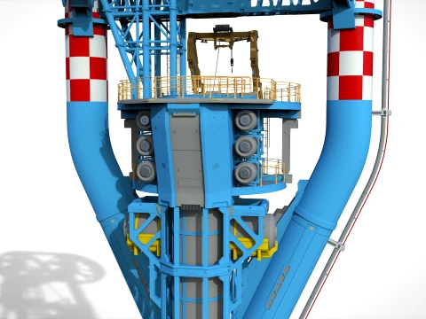 Sci-Fi Wind turbine 3 3D Model