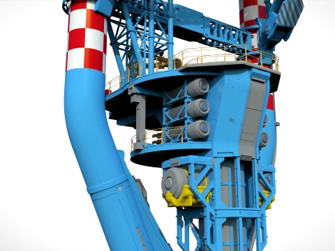Sci-Fi Wind turbine 3 3D Model