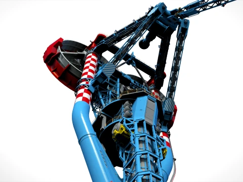 Sci-Fi Wind turbine 3 3D Model