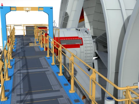 Sci-Fi Wind turbine 3 3D Model