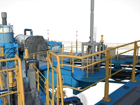 Sci-Fi Wind turbine 3 3D Model