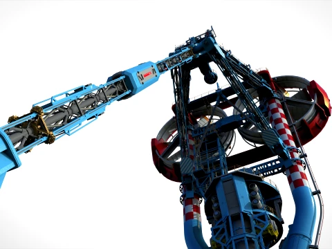 Sci-Fi Wind turbine 3 3D Model