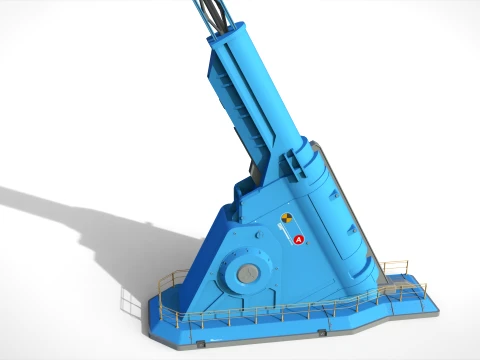 Sci-Fi Wind turbine 3 3D Model