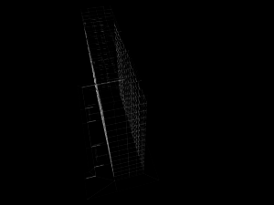 panel building Model 3D