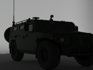 gaz tiger Modelo 3D