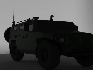 gaz tiger 3D Model