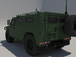 gaz tiger Modelo 3D