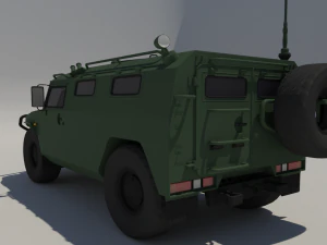 gaz tiger 3D Model