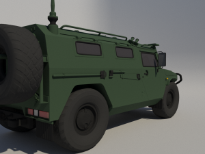 gaz tiger Modelo 3D
