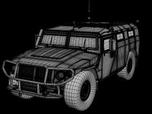 gaz tiger 3D Model