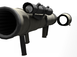 Low poly m3 carl gustav recoiless anti armour rifle maaws Modelo 3D