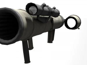 Low poly m3 carl gustav recoiless anti armour rifle maaws 3D Model