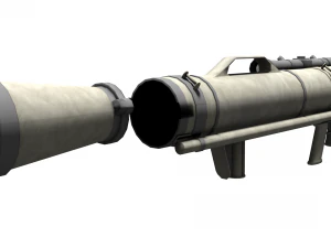 Low poly m3 carl gustav recoiless anti armour rifle maaws 3D Model