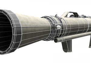 Low poly m3 carl gustav recoiless anti armour rifle maaws 3D Model