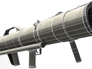 Low poly m3 carl gustav recoiless anti armour rifle maaws 3D Model