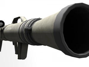 Low poly m3 carl gustav recoiless anti armour rifle maaws 3D Model