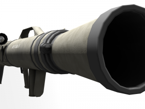 Low poly m3 carl gustav recoiless anti armour rifle maaws Modelo 3D