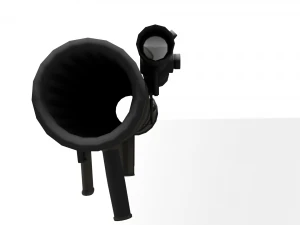 Low poly m3 carl gustav recoiless anti armour rifle maaws 3D Model