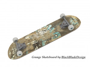 skateboard Modelo 3D