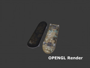 skateboard Modelo 3D