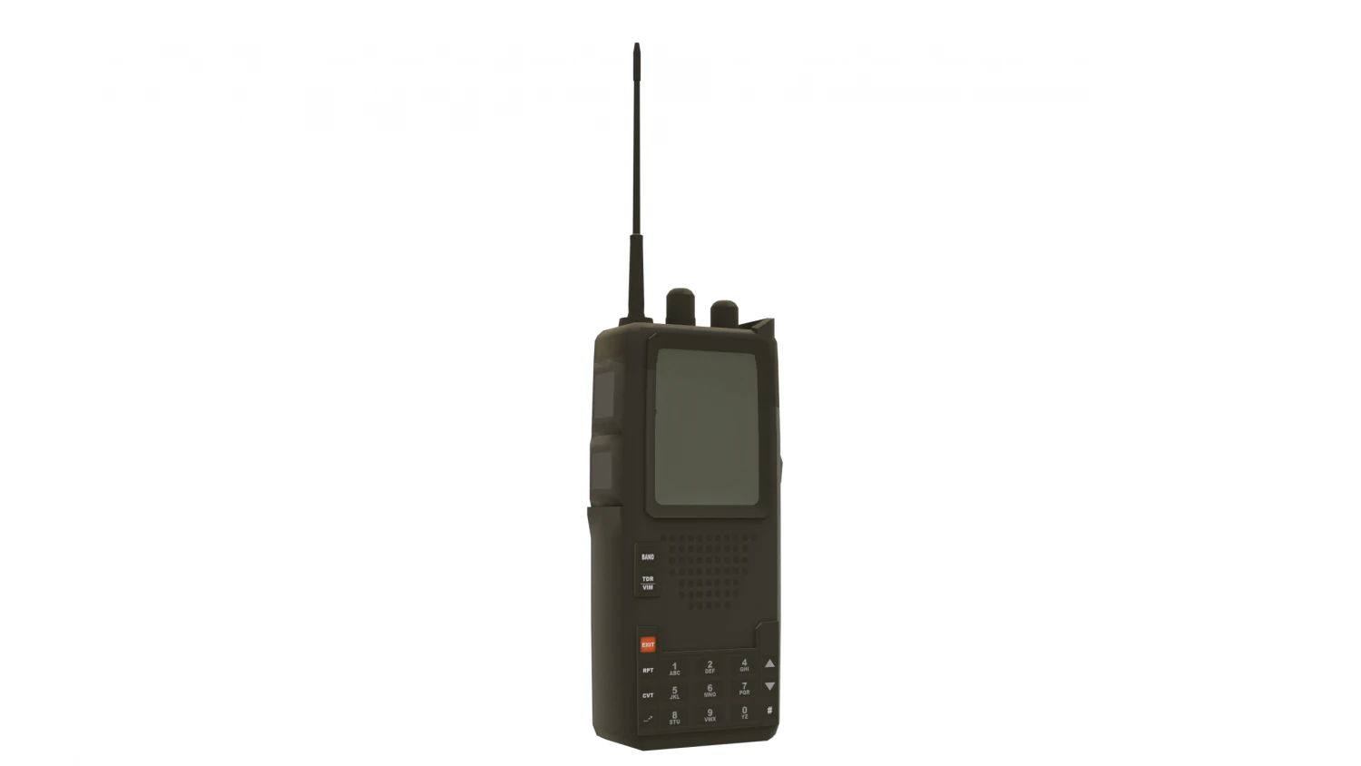 walkie talkie - dual band fm transmitter 3D Model .c4d .max .obj .3ds .fbx .stl .blend