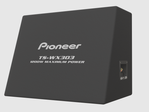 Car Subwoofer - Pioneer TS-WX303 Modèle 3D