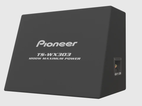 Car Subwoofer - Pioneer TS-WX303 3D Model