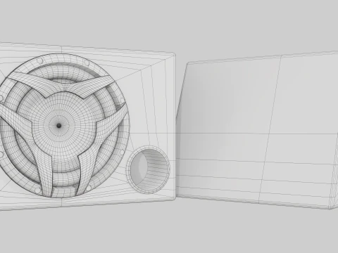 Car Subwoofer - Pioneer TS-WX303 3D Model