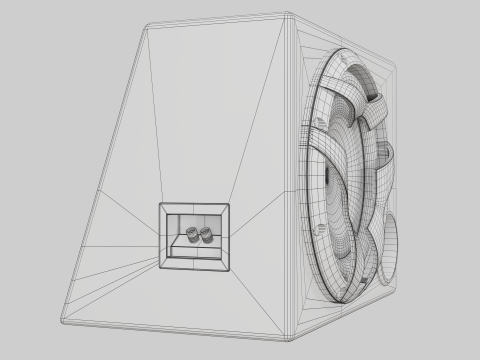 Car Subwoofer - Pioneer TS-WX303 Modèle 3D