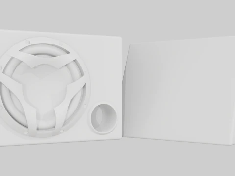 Car Subwoofer - Pioneer TS-WX303 3D Model