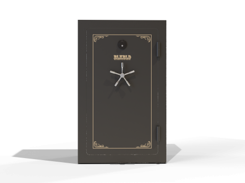Weapon Safe Vault Rigged and Animated Game Ready with PBR Textures 3D Modell