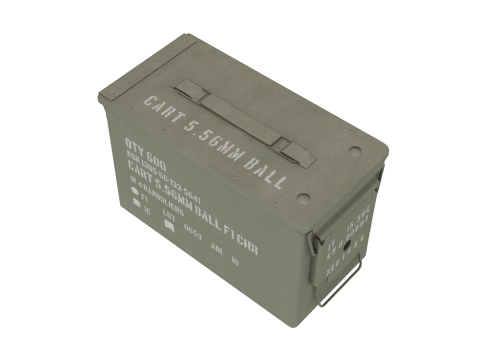 Military Ammo Can Australian Army 3D 모델