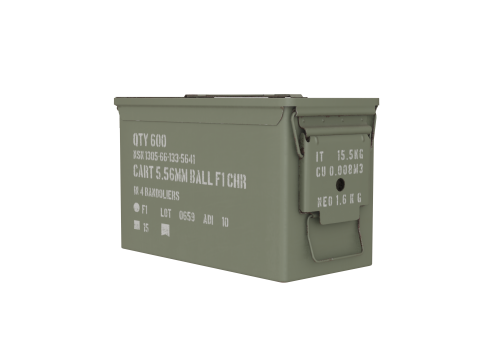 Military Ammo Can Australian Army 3D 모델