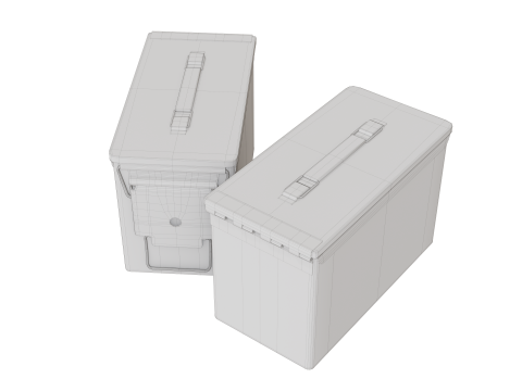 Military Ammo Can Australian Army 3D 모델