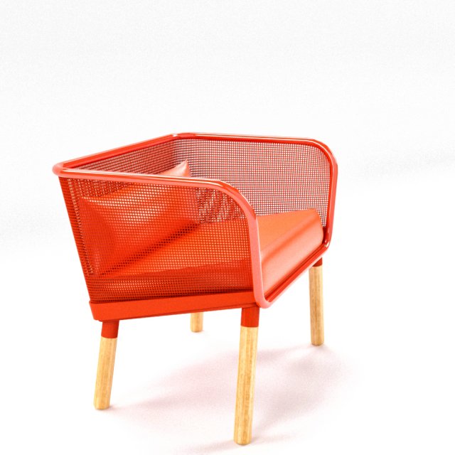 chair 3D Model .c4d .max .obj .3ds .fbx .stl .blend 