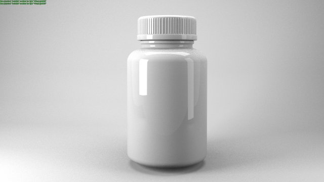 medical bottle 3Dモデル .c4d .max .obj .3ds .fbx .stl .blend 