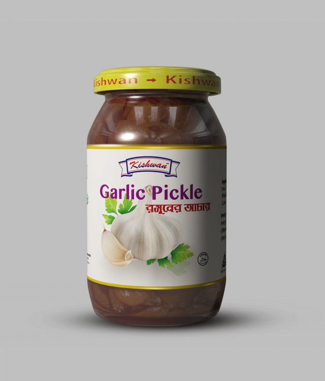 3d garlic pickle bottle Modello 3D .c4d .max .obj .3ds .fbx .stl .blend 