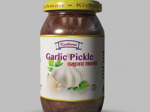 3d garlic pickle bottle 3D Model