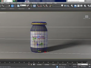 3d garlic pickle bottle 3D Model