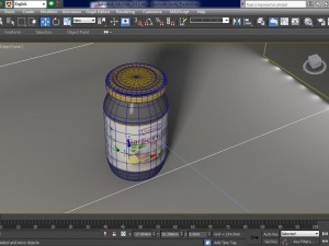 3d garlic pickle bottle Modello 3D