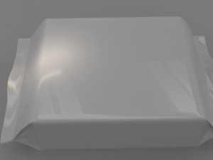 3d box biscuit food packaging Model 3D