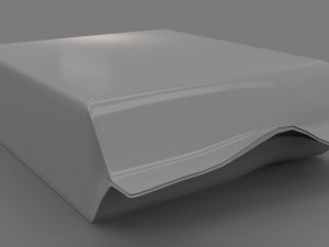 3d box biscuit food packaging Model 3D