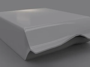 3d box biscuit food packaging 3D Model