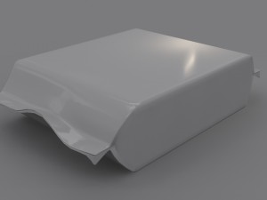 3d box biscuit food packaging Model 3D