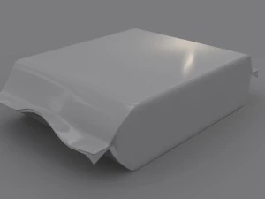 3d box biscuit food packaging 3D Model