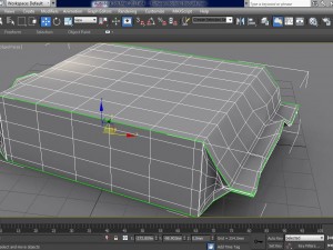 3d box biscuit food packaging Model 3D